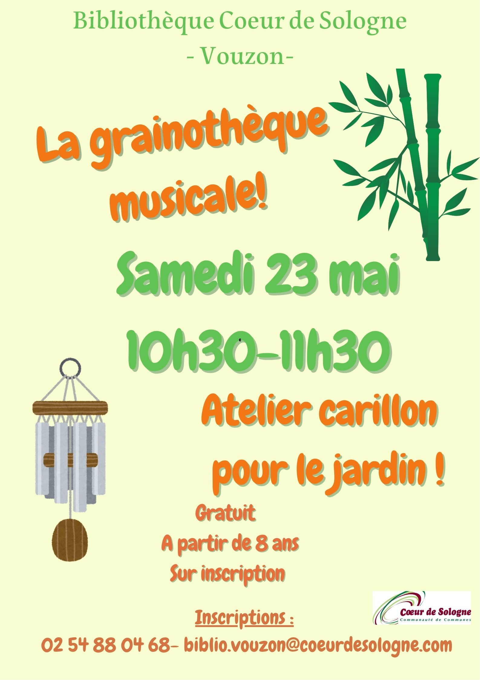 Vouzon Grainothèque musicale !