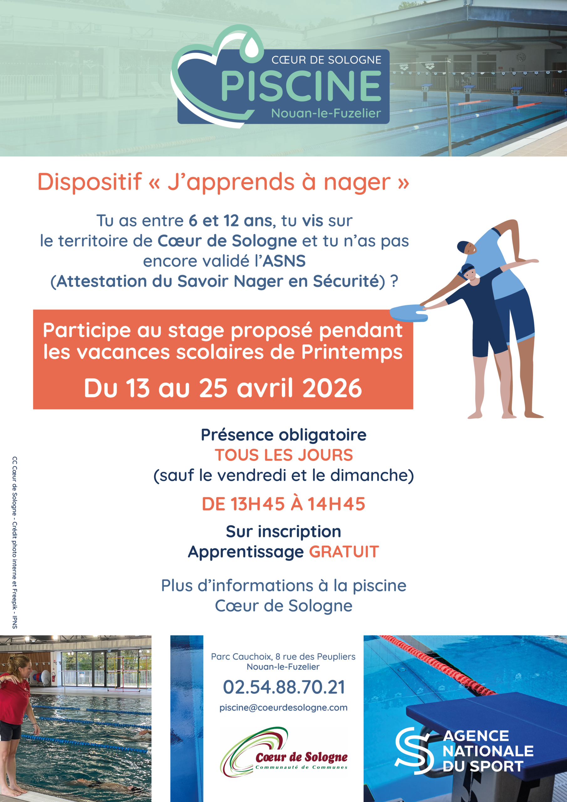 Piscine - JAN Avril 2026