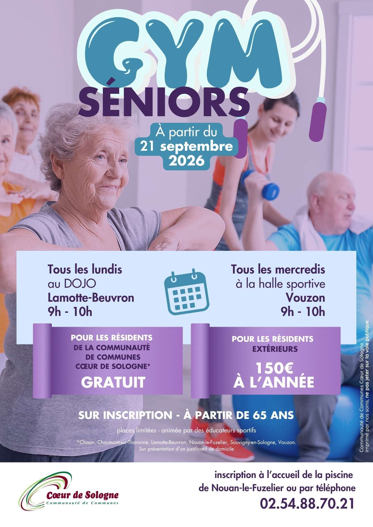 Affiche - Gym Séniors