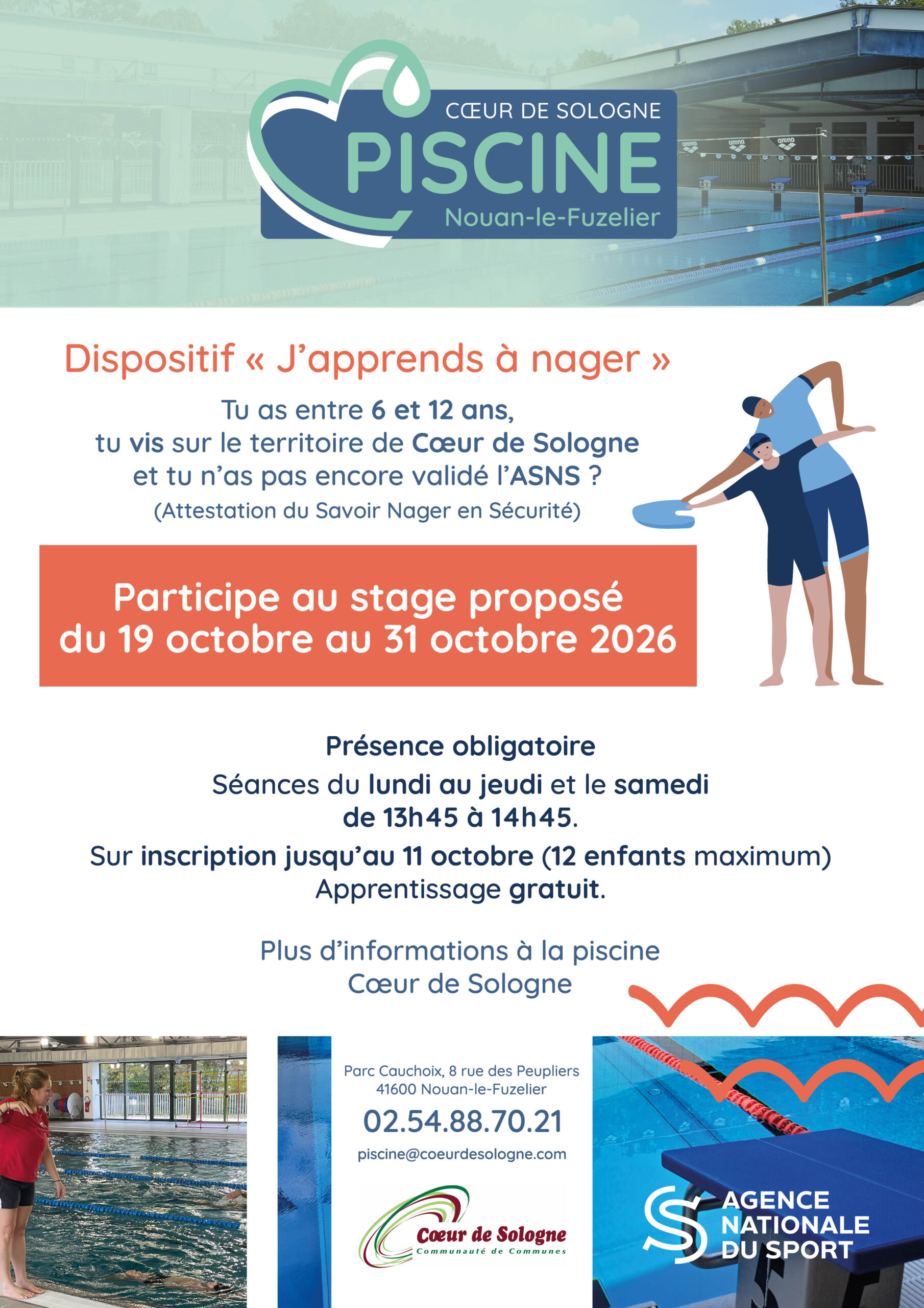 Piscines - ASNS 2026